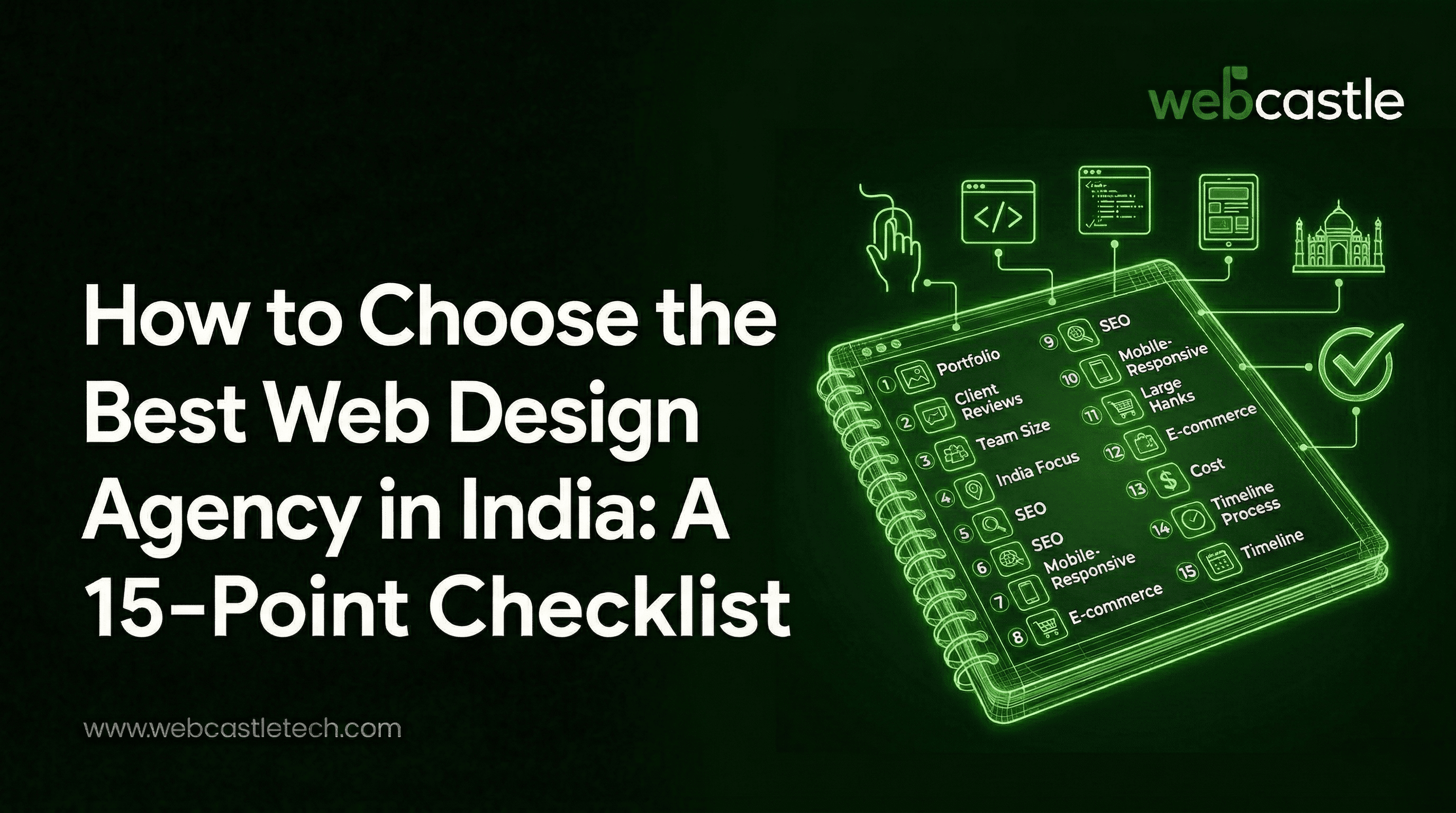 How to Choose the Best Web Design Agency in India: A 15‑Point Checklist